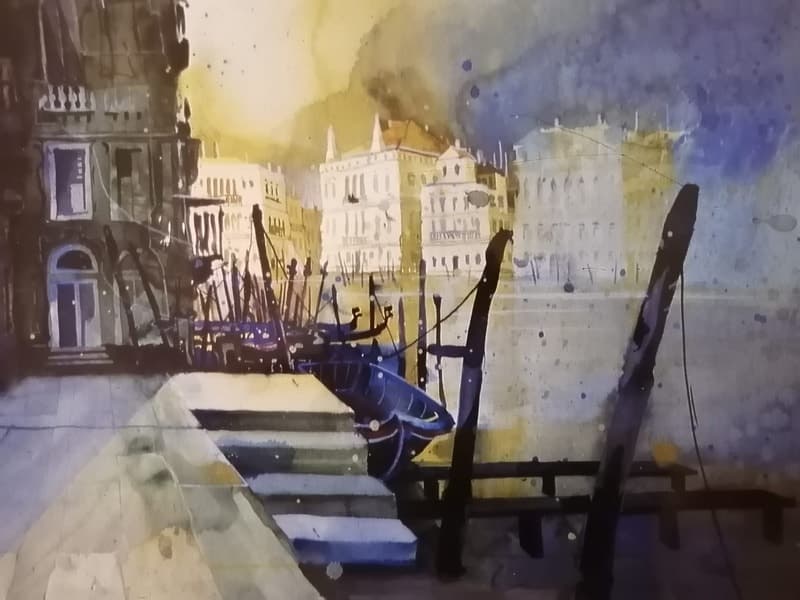 Venedig – Canal Grande – Fondamenta del Teatro a S. Angelo