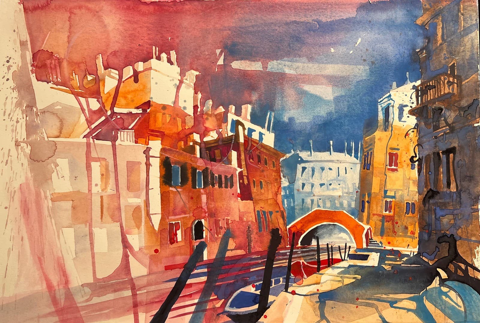 Venedig – Rote Brücke